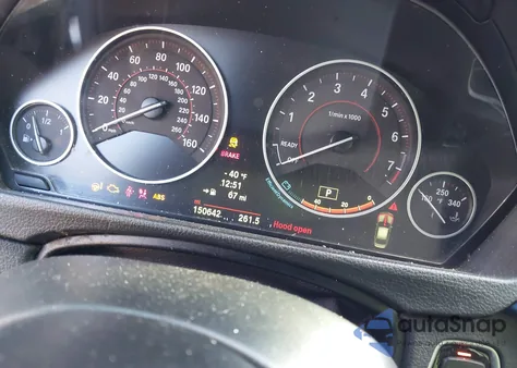 2014 BMW 335I xDrive из США, поврежденный, VIN WBA3B9G55ENR92253